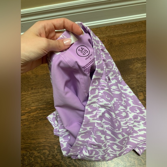 SAGE COLLECTIVE Flyer Floral Ruffle Hem Purple Skort Women’s SZ Small BRAND NEW - Picture 4 of 13